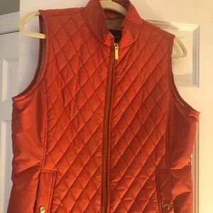 Lands end womens quilted vest